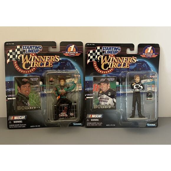 NASCAR Starting Lineup Winners Circle Bobby Labonte #18 Series 1 Lot of 2 NOS - Picture 1 of 7